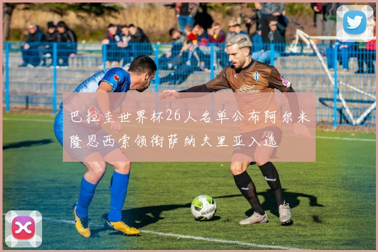 巴拉圭世界杯26人名单公布阿尔米隆恩西索领衔萨纳夫里亚入选