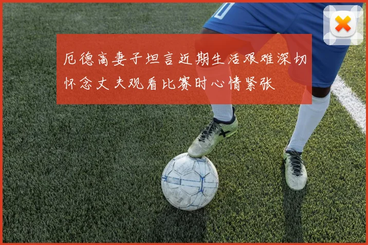 厄德高妻子坦言近期生活艰难深切怀念丈夫观看比赛时心情紧张